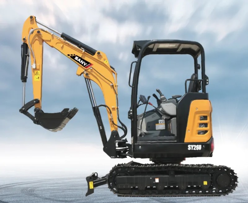 三一SY16U MINI微型挖掘機全面解析：整機重量1195kg、斗容0.025m³、功率8.8/2200kW/rpm
